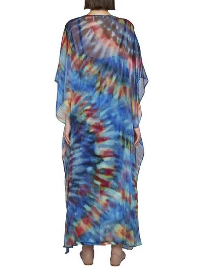 Chloe o1loc1c10425 Kaftan-Inspired Maxi Dress in Multicolor Size XL / US 12-14 / IT 48-50 - 3 Thumbnail