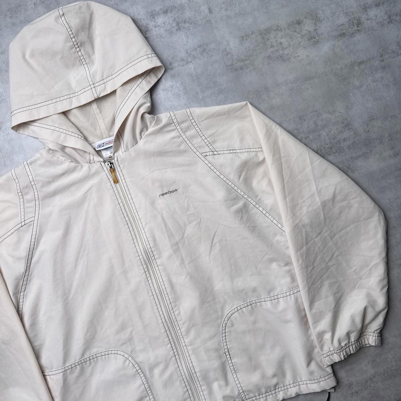 Reebok Y2K Reebok 00s cream windbreaker jacket Size Medium Size M / US 6-8 / IT 42-44 - 7 Thumbnail