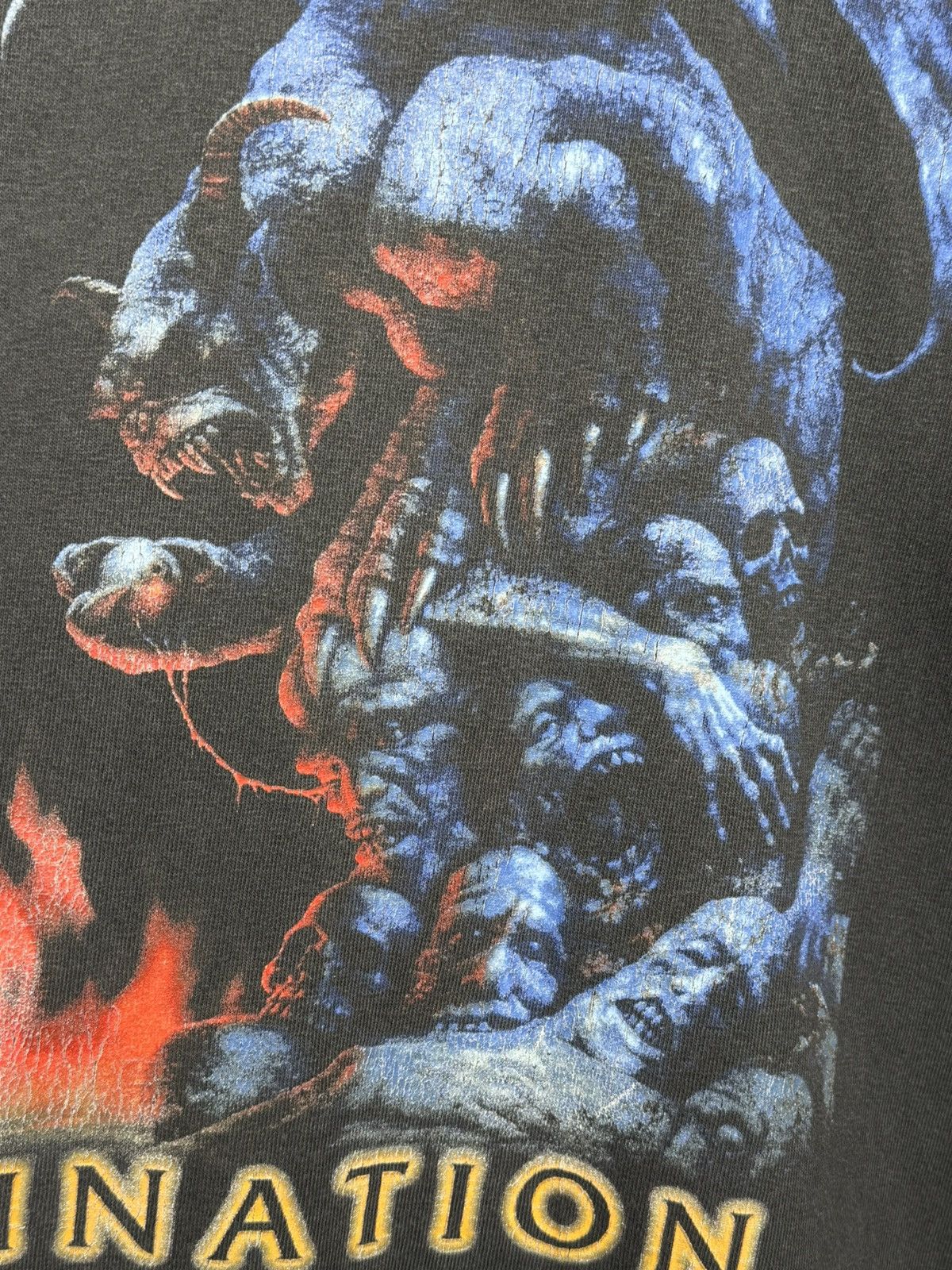 Band Tees 00s Vintage Defiled 2004 European Tour Metal Band TShirt 2XL Size US XXL / EU 58 / 5 - 4 Thumbnail