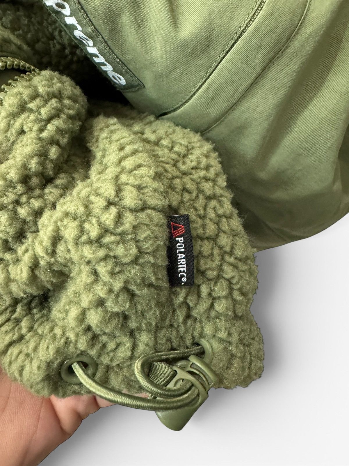 Supreme Supreme Olive Fleece Reversible Windbreaker Size US M / EU 48-50 / 2 - 3 Thumbnail