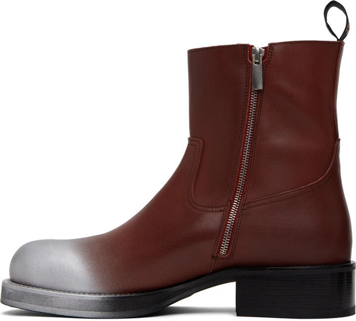 Acne Studios o1y1024 Ankle Boots in Multicolor Size US 10 / EU 43 - 4 Thumbnail