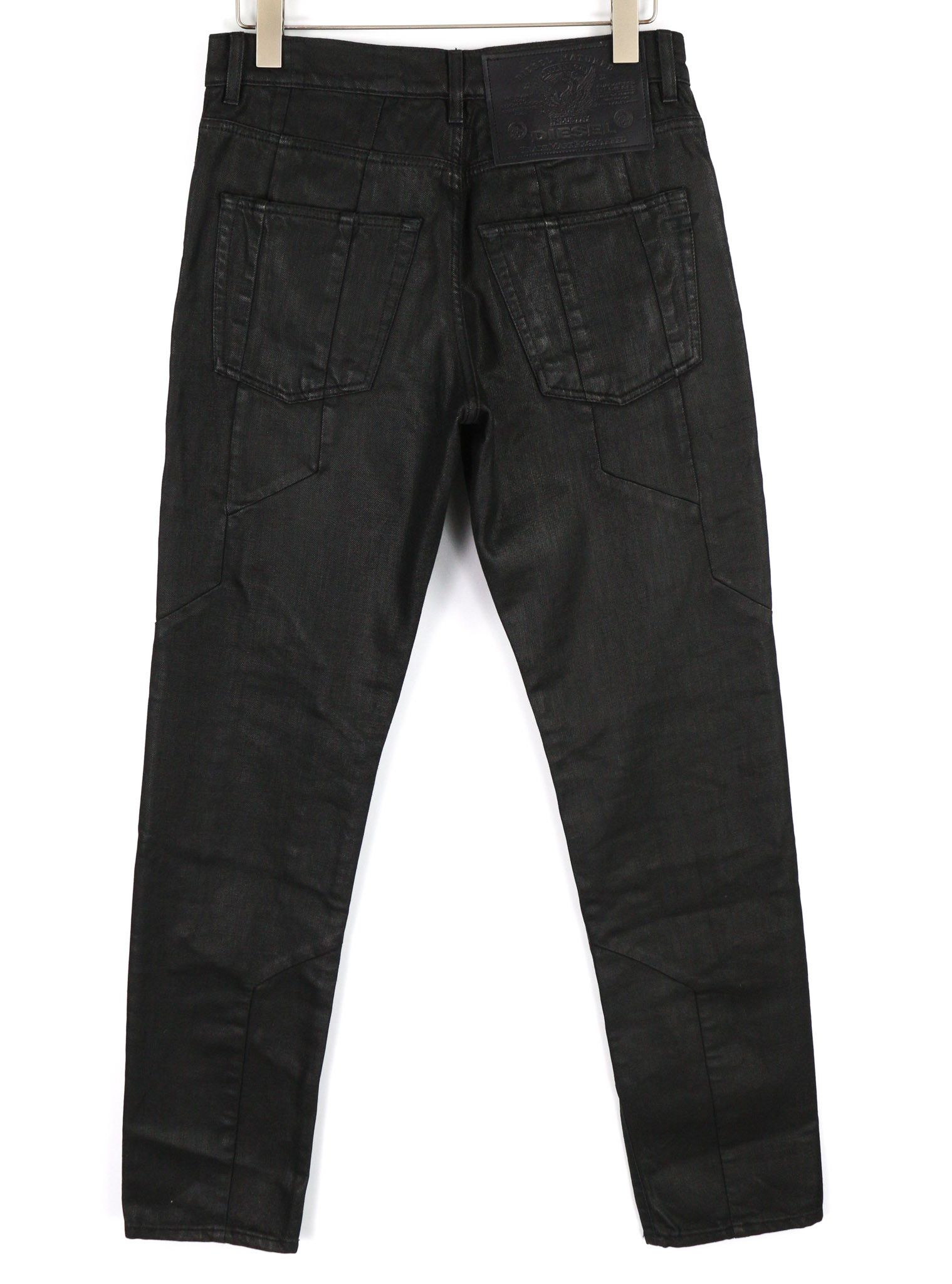 Diesel D-KRAS 0BFAX W33/L32 Black Slim Denim 40448 Size US 33 - 2 Thumbnail