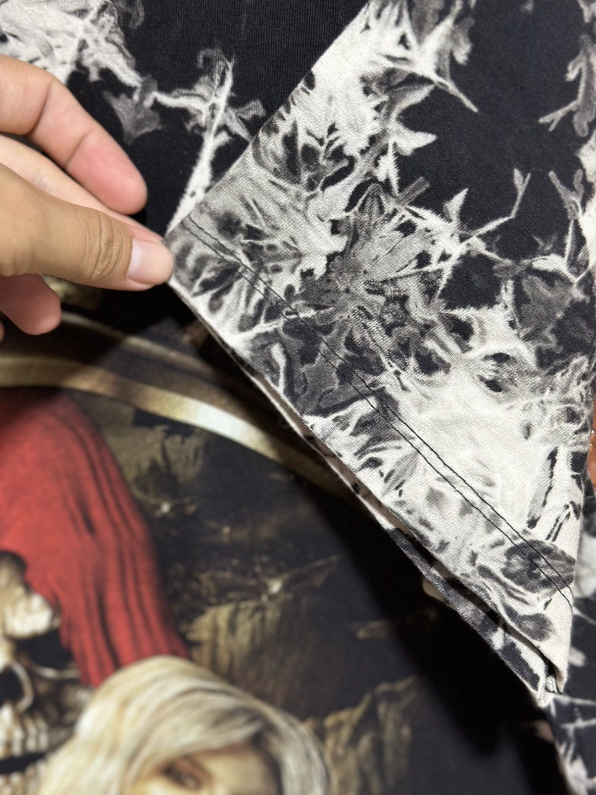 Tribal Streetwear Thrashed Vintage Skull Paita Rose Full Print Tee Size US M / EU 48-50 / 2 - 6 Thumbnail