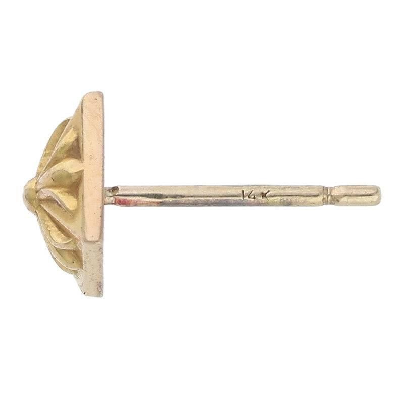 Chrome Hearts CHROME HEARTS 22K Pyramid cross stud earring ytk Size ONE SIZE - 4 Thumbnail