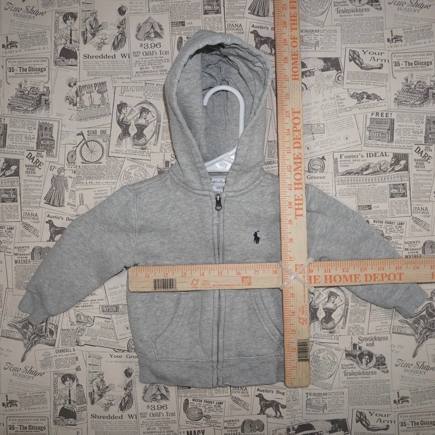Polo Ralph Lauren 12M - Vintage Y2K polo Ralph Lauren 2000s youth zip hoodie Size US S / EU 44-46 / 1 - 4 Thumbnail