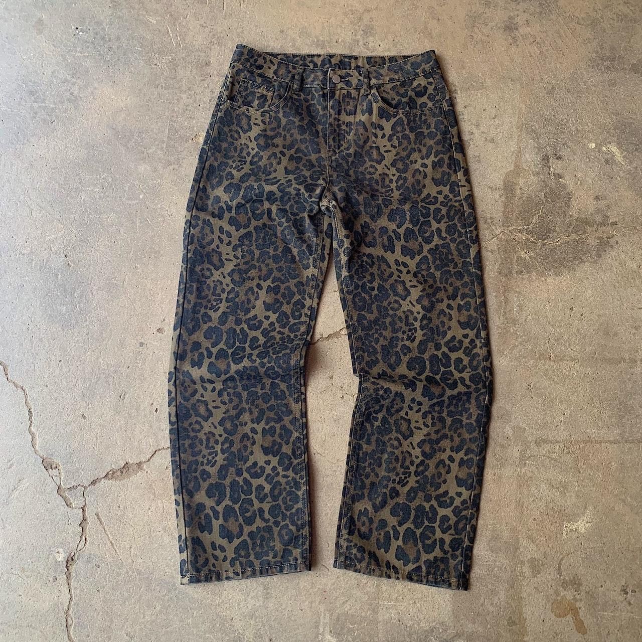 Other Leopard print jeans Size US 33 - 4 Thumbnail