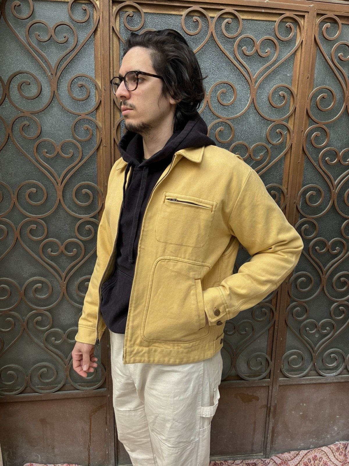 Aime Leon Dore AIMÉ LEON DORE TRAPUNTO CHORE JACKET IN RATTAN PALE YELLOW Size US M / EU 48-50 / 2 - 12 Thumbnail