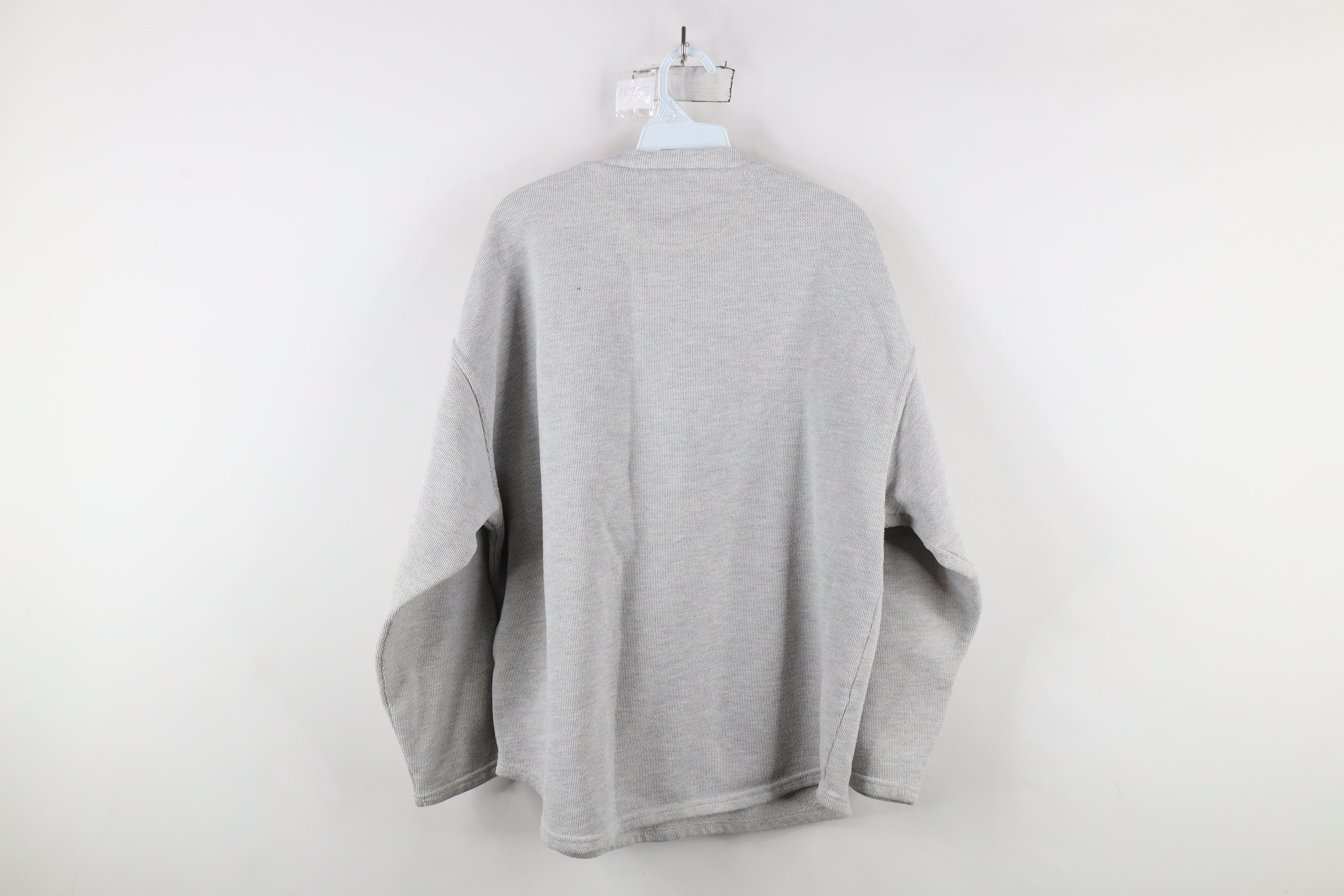 Disney × Vintage Vintage 90s Disney Mickey Mouse Thermal Henley Sweatshirt Size US XL / EU 56 / 4 - 10 Thumbnail