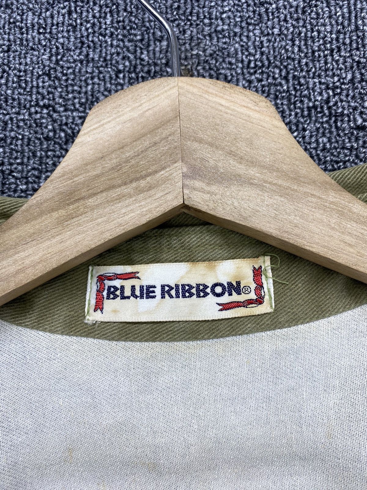 Japanese Brand Vintage 90s Blue Ribbon Button Up Chore Jacket Size S / US 4 / IT 40 - 9 Thumbnail