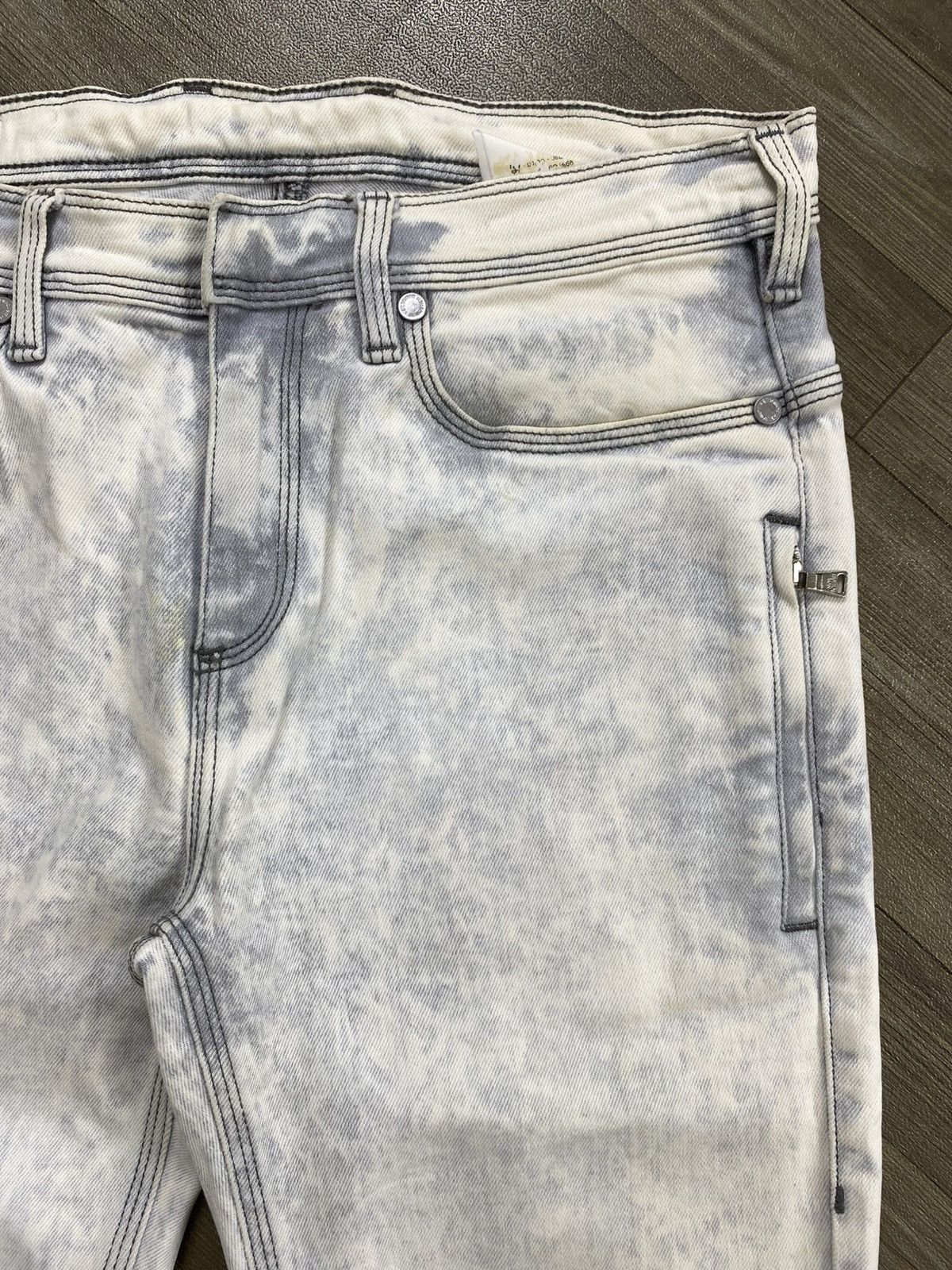 Neil Barrett Vintage Neil Barret Mud Max Punk Acid Wash Lgb Luxury Jeans Size US 30 / EU 46 - 6 Thumbnail