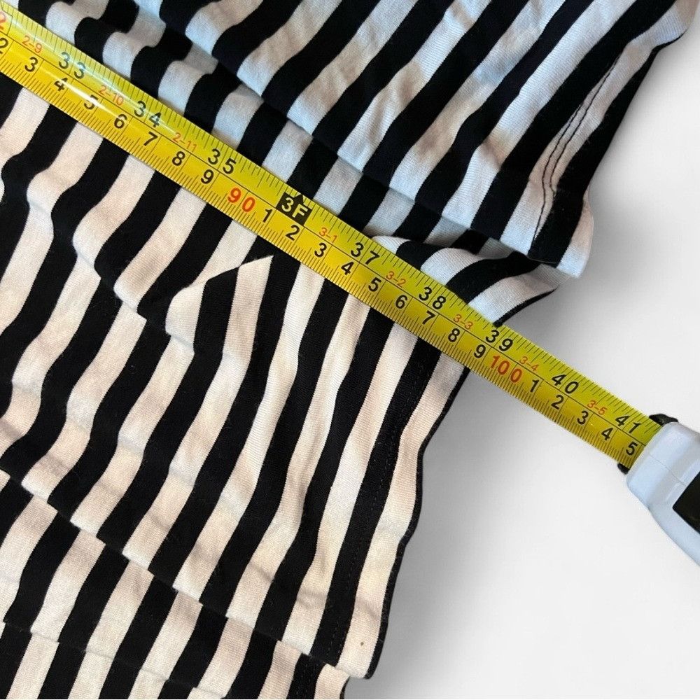 Old Navy Old Navy Black and White Sleeveless Midi Length Striped Dres Size XL / US 12-14 / IT 48-50 - 5 Thumbnail