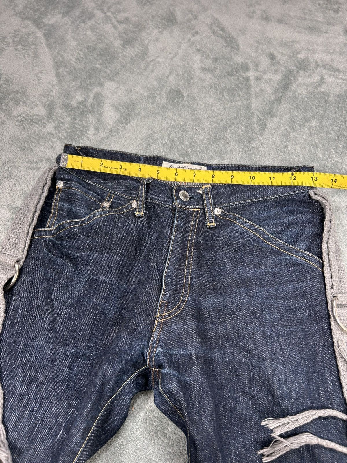 Undercover Undercover SS08 Summer Madnes”Lightning Bolt Fringe Jeans142 Size US 26 / EU 42 - 10 Thumbnail