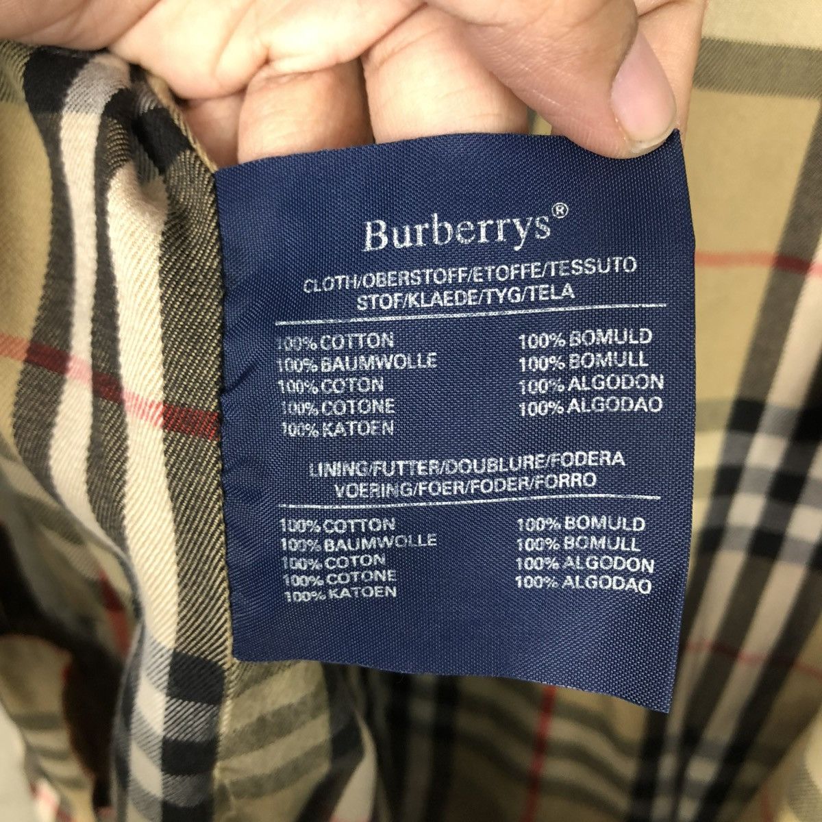 Burberry 🔥VINTAGE LONG JACKET BURBERRYS NOVA CHECK MADE IN ENGLAND Size US M / EU 48-50 / 2 - 24 Thumbnail