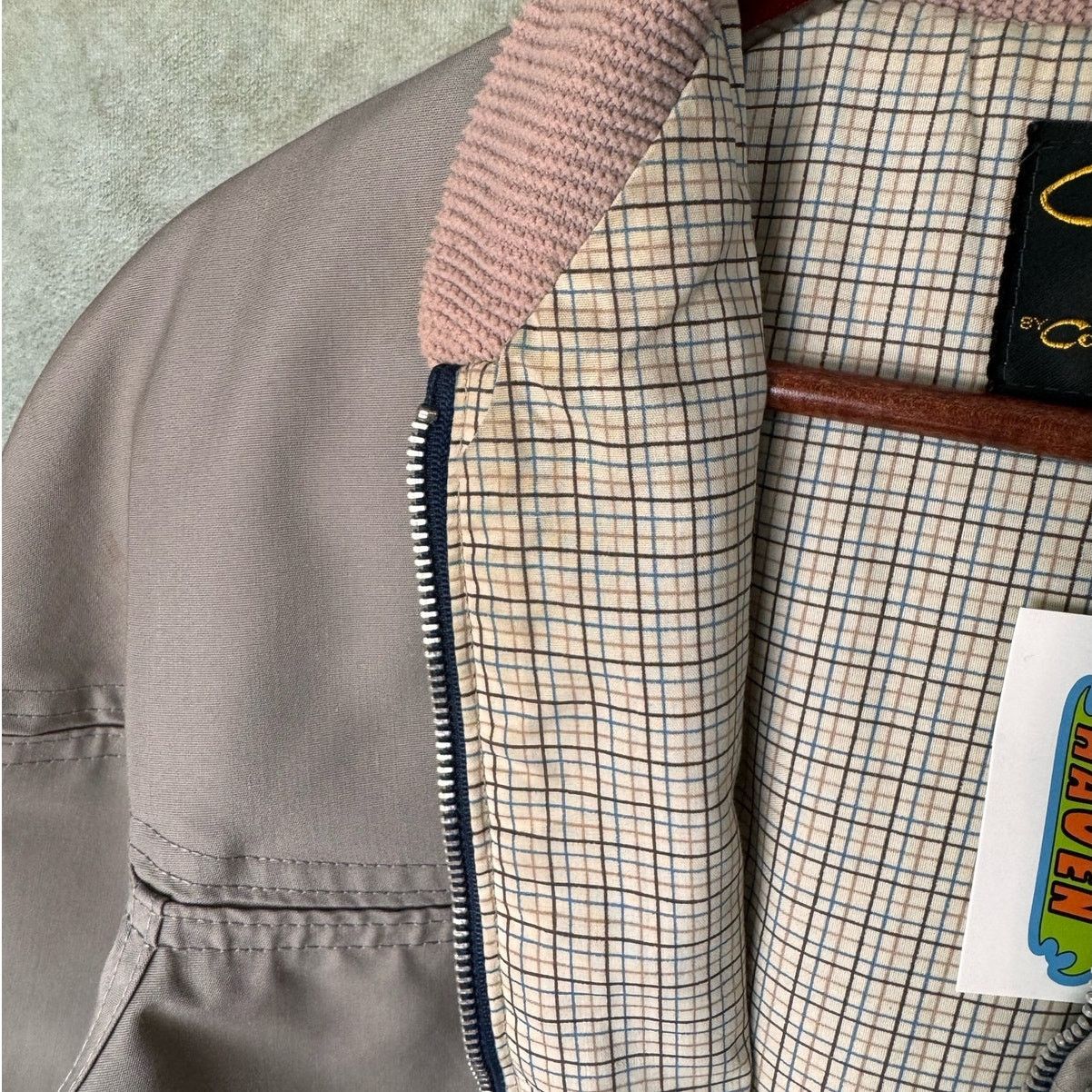 Vintage VTG 80s Cal Craft Full Zip Jacket Mens Sz M Gray Collared Size US M / EU 48-50 / 2 - 8 Thumbnail