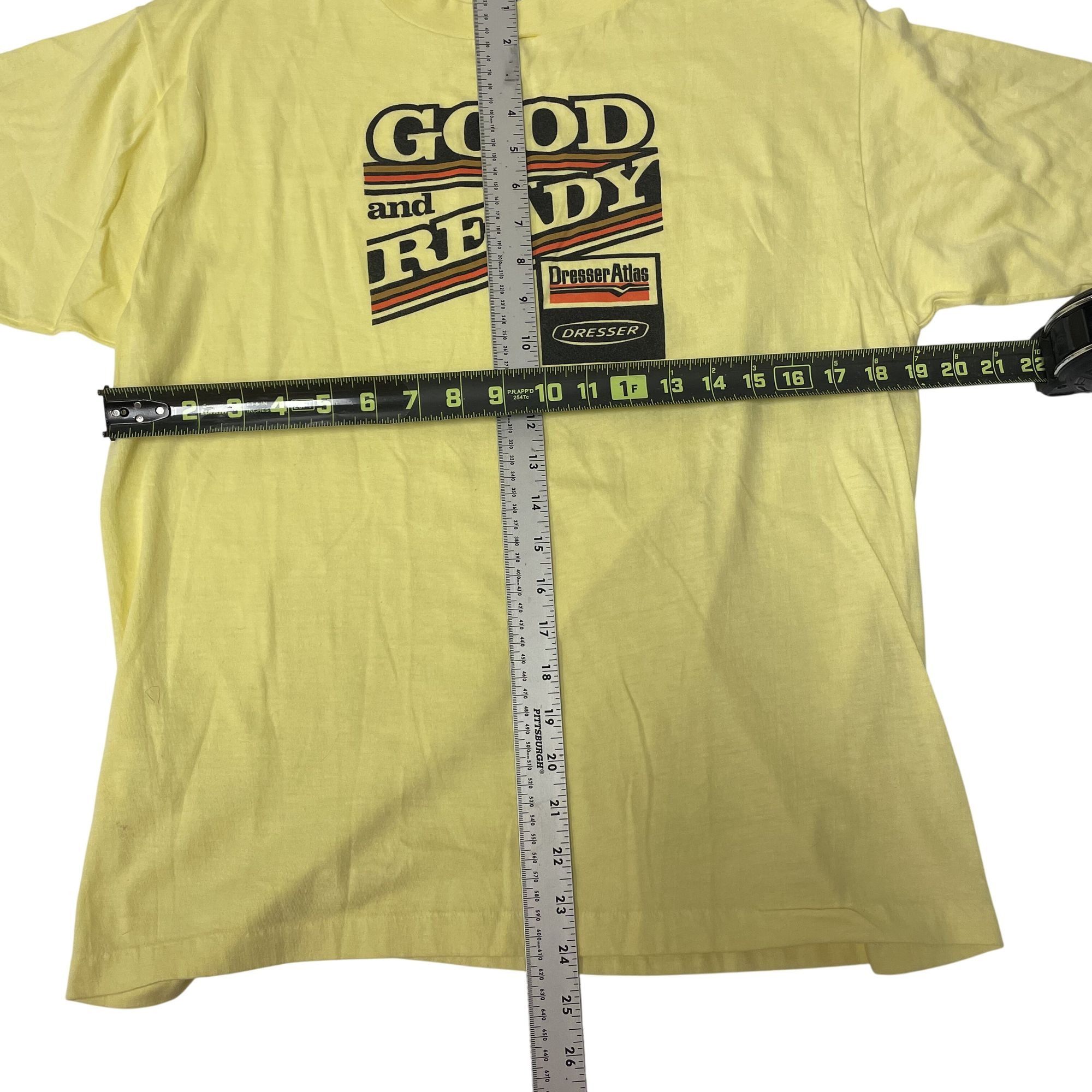 Hanes Vtg Hanes GOOD & READY Dresser Atlas MECHANIC OIL T Shirt Size US XL / EU 56 / 4 - 5 Thumbnail
