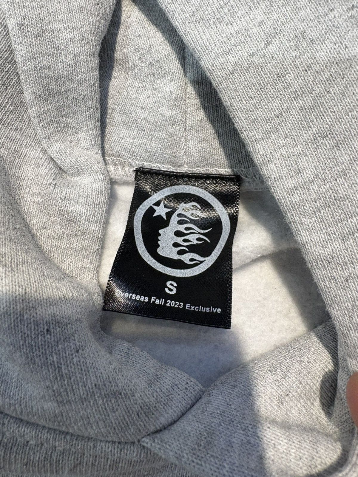 HELLSTAR “SPEED HOODIE” - SIZE S - (ASH GREY)