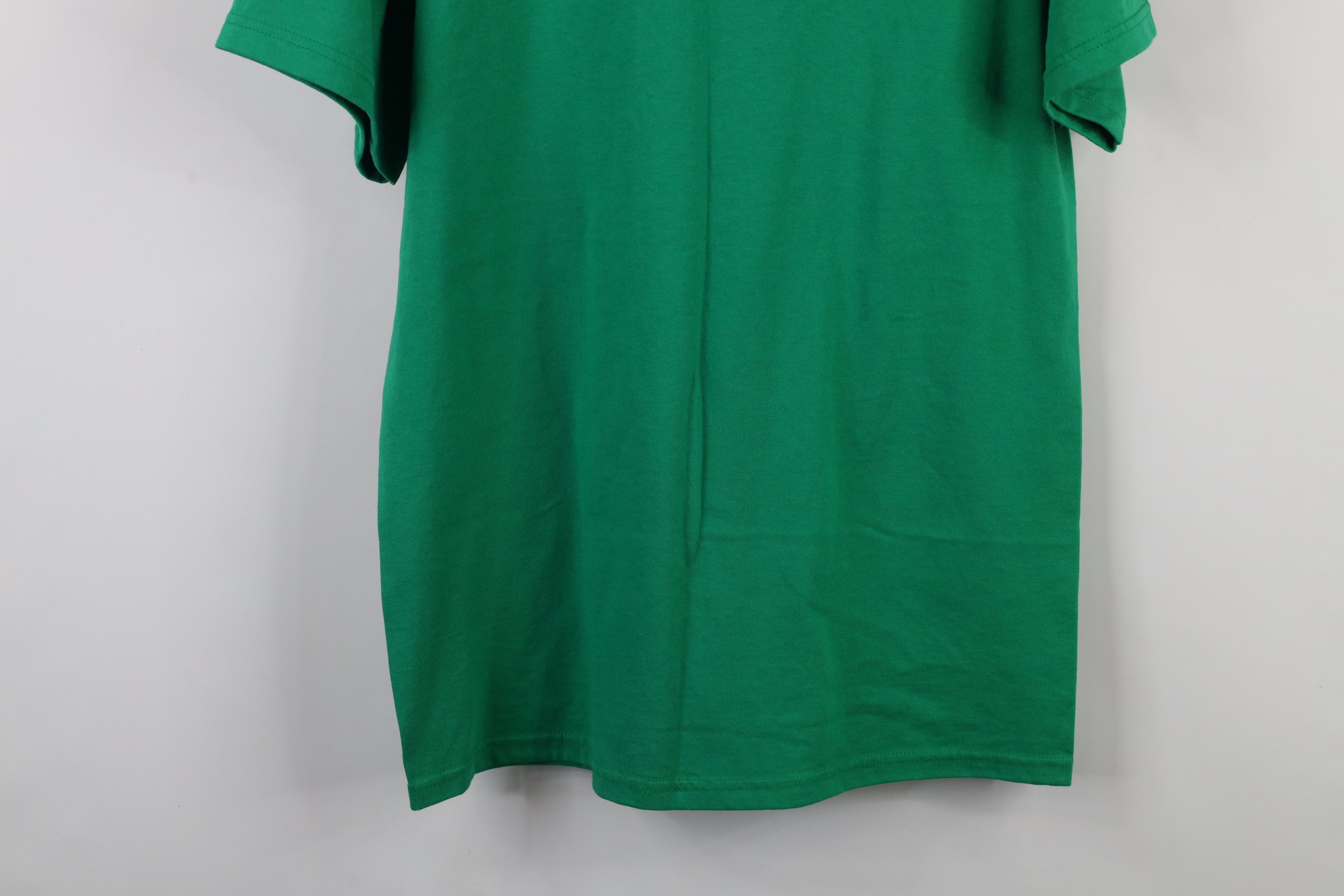 Vintage Deadstock Vintage 90s Streetwear Short Sleeve T-Shirt Green Size US L / EU 52-54 / 3 - 8 Thumbnail