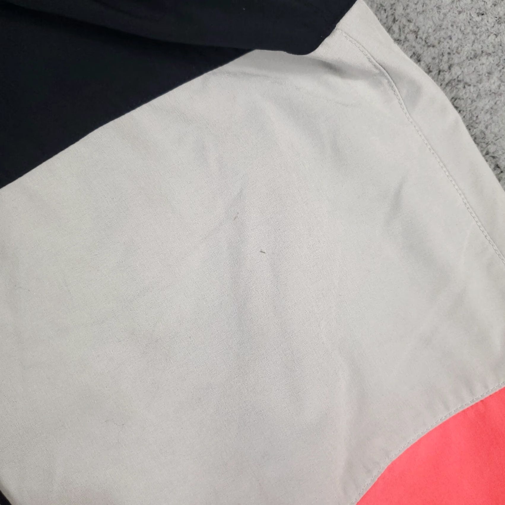 Nike NIKE Dri-Fit Shorts Womens Large Gray Colorblock Athletic Activewear Swoosh Size 36" / US 14 / IT 50 - 6 Thumbnail
