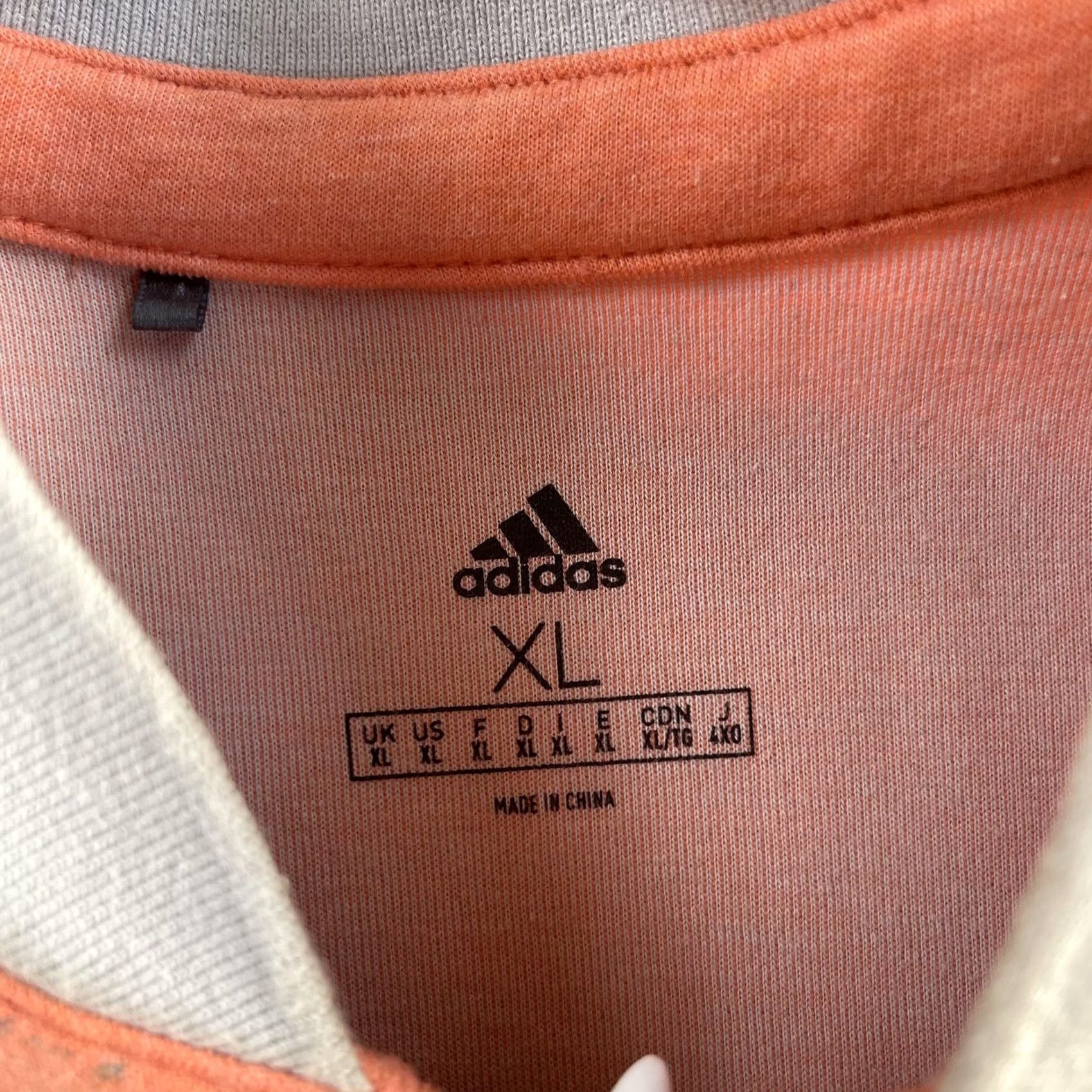 Adidas Adidas Sweatshirt Mens XL Orange 1/4 Zip Pullover Bird Logo Golf Athletic Size US XL / EU 56 / 4 - 3 Thumbnail