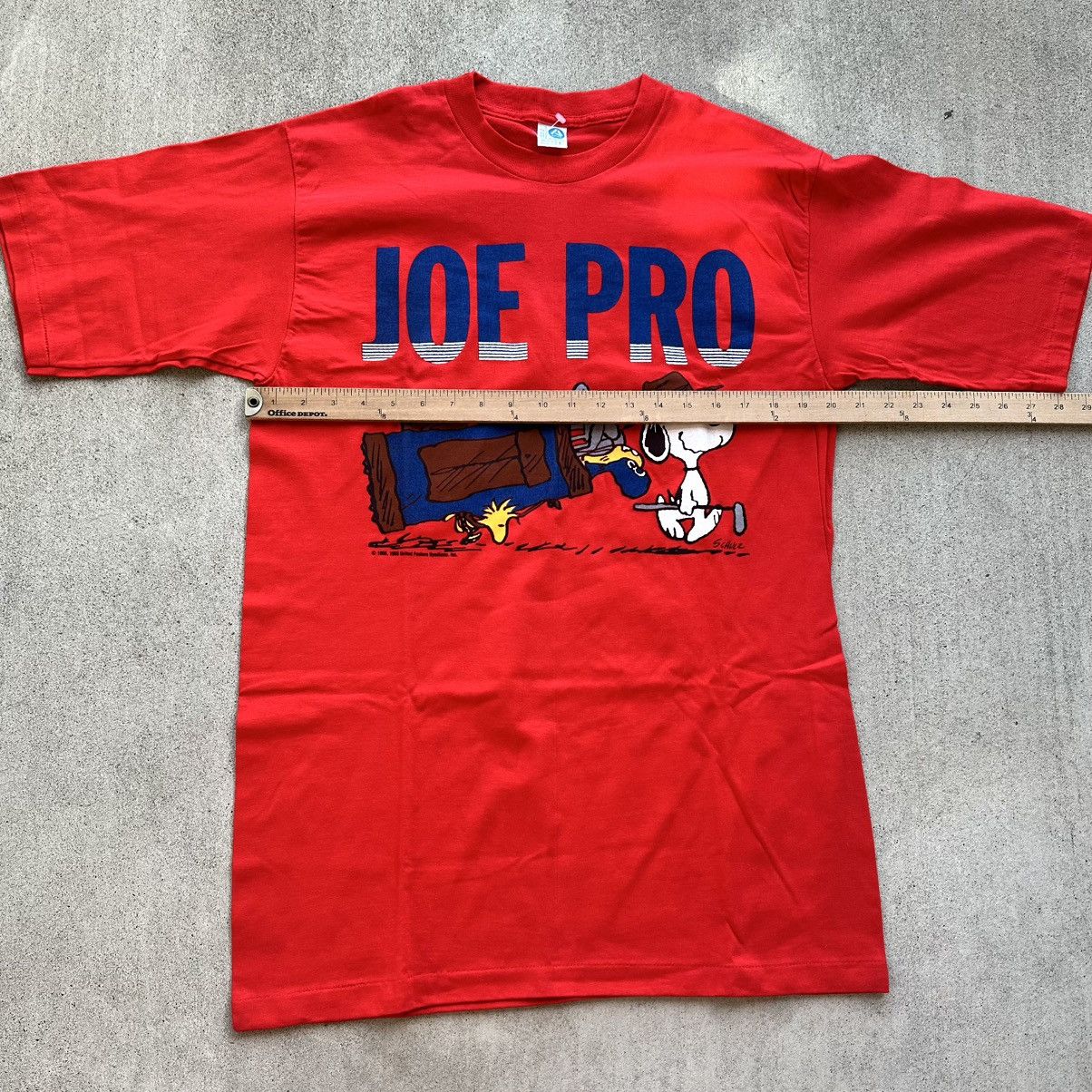 Peanuts Vintage Snoopy Joe Pro T Shirt 80s Single Stitch Funny Size US L / EU 52-54 / 3 - 6 Thumbnail