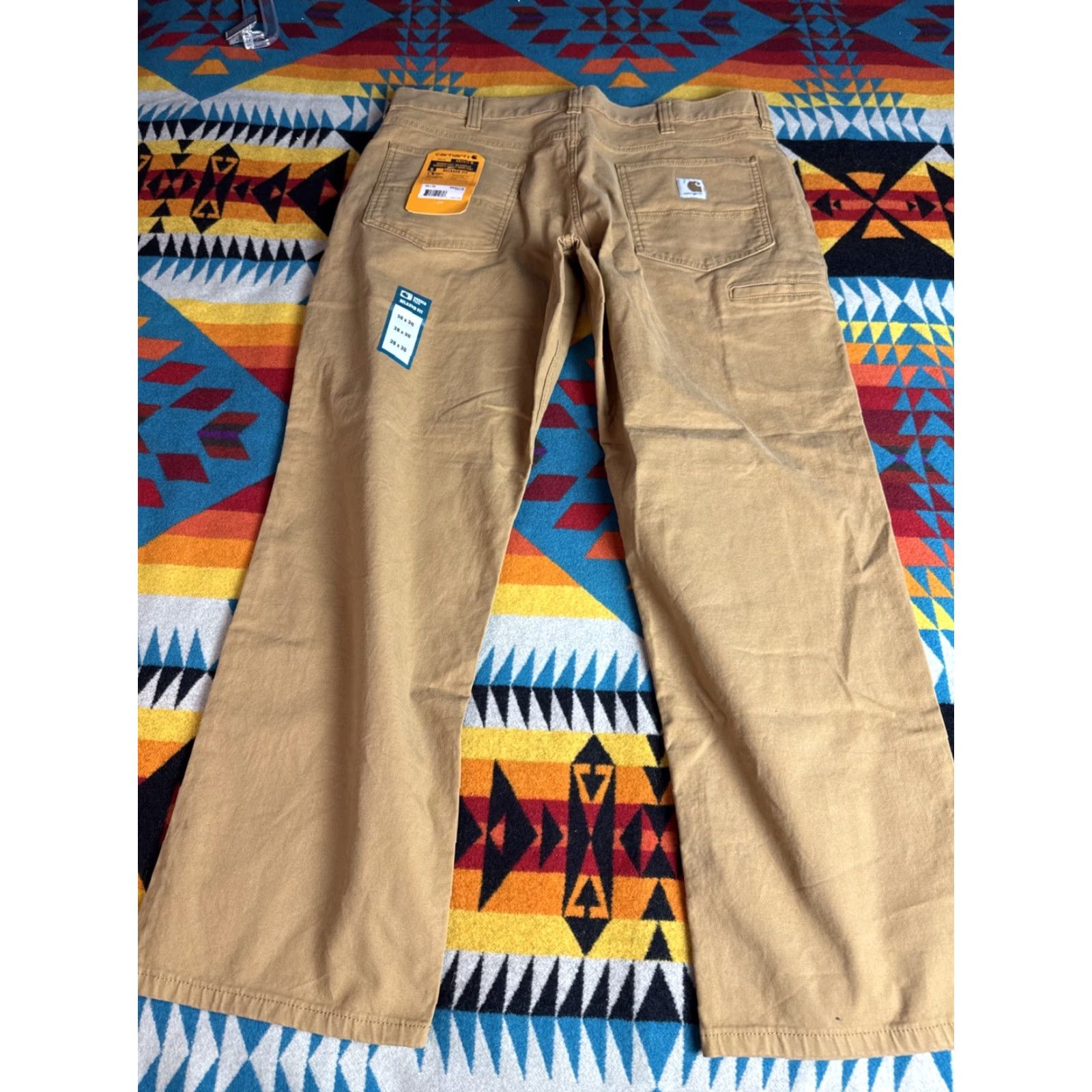Carhartt Carhartt Rugged Flex Canvas 5 Pocket Work Pants Brown 38x30 BNWT Mens Pants Brown 38 Inseam 30 Canvas Rugged Flex 5 Pocket Work Pants BNWT Size US 38 / EU 54 - 6 Thumbnail