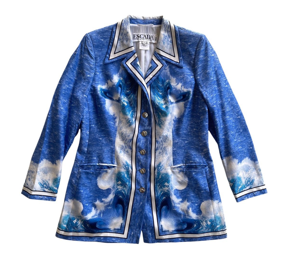 Escada Luxury Escada Silk Dolphin Printed Size M / US 6-8 / IT 42-44 - 4 Thumbnail