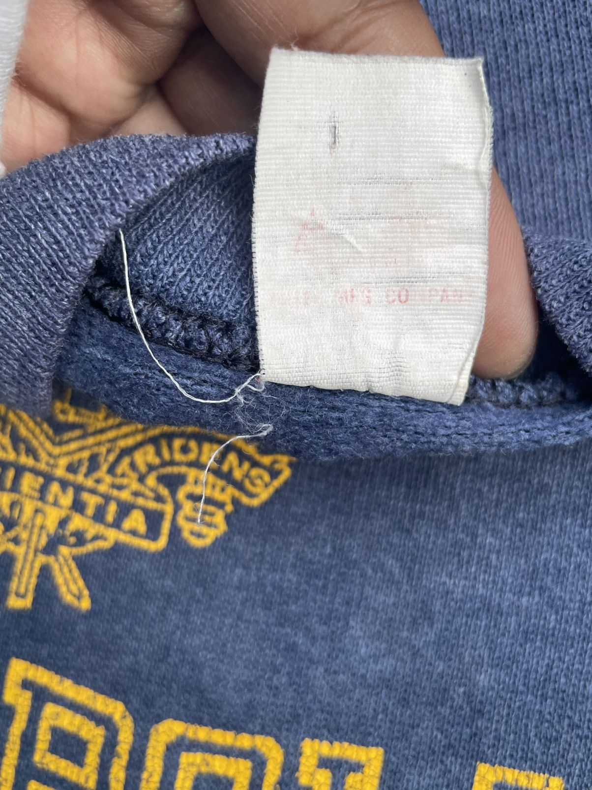 Artek Vintage 70’s Navy Annapolis Faded Distresed Size US S / EU 44-46 / 1 - 10 Thumbnail