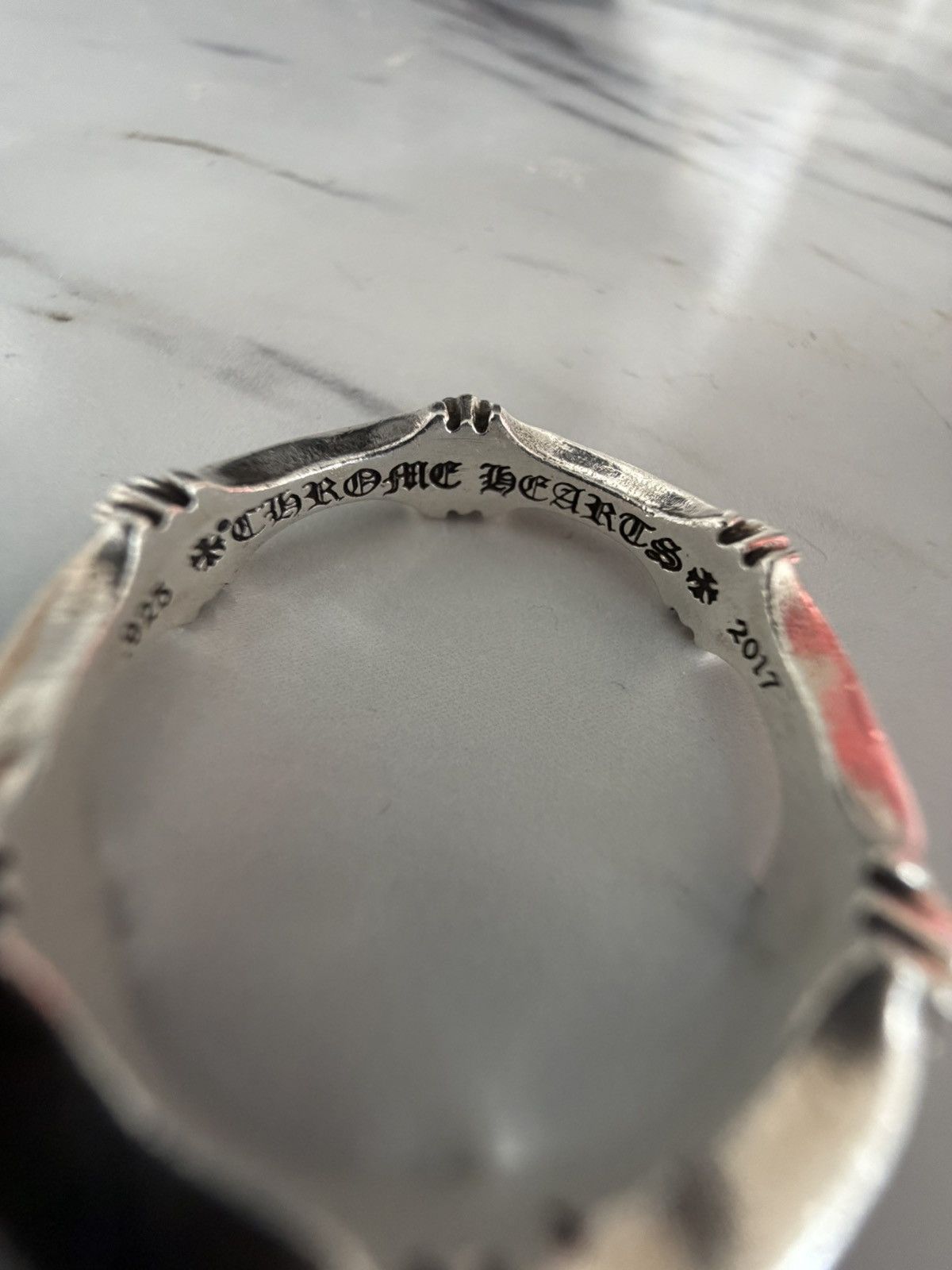 Chrome Hearts Chrome Hearts Plus Bone Ring Size ONE SIZE - 7 Thumbnail
