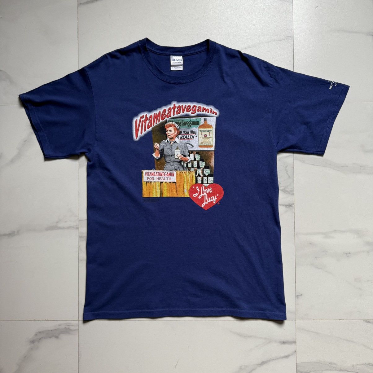 Gildan Vintage Y2K I Love Lucy Vitameatavegamin T-Shirt Size US L / EU 52-54 / 3 - 2 Thumbnail