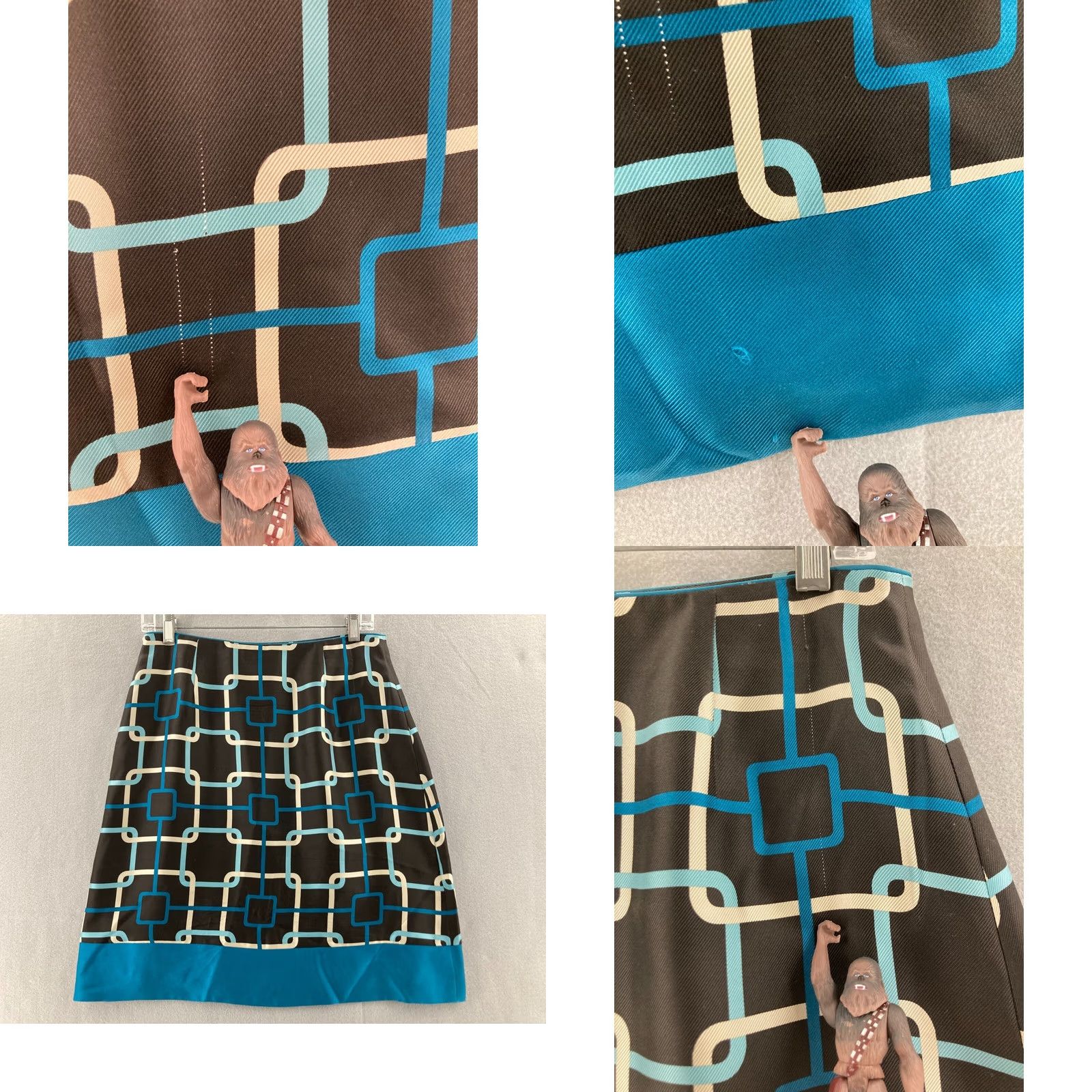 Talbots VINTAGE Talbots Skirt Womens 6 Midi Silk Polka Dot 100% Silk Y2K Hippie 90s A-Line Womens Size 28" / US 6 / IT 42 - 8 Thumbnail