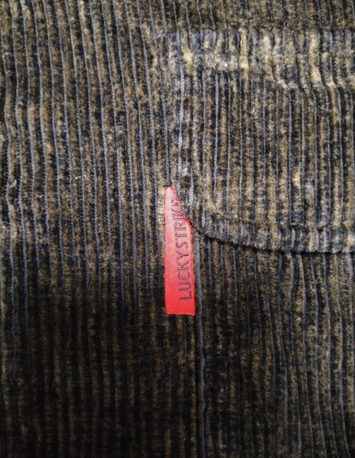 Vintage Vintage Lucky Strike Corduroy Jacket Full Zipper Size US L / EU 52-54 / 3 - 3 Thumbnail