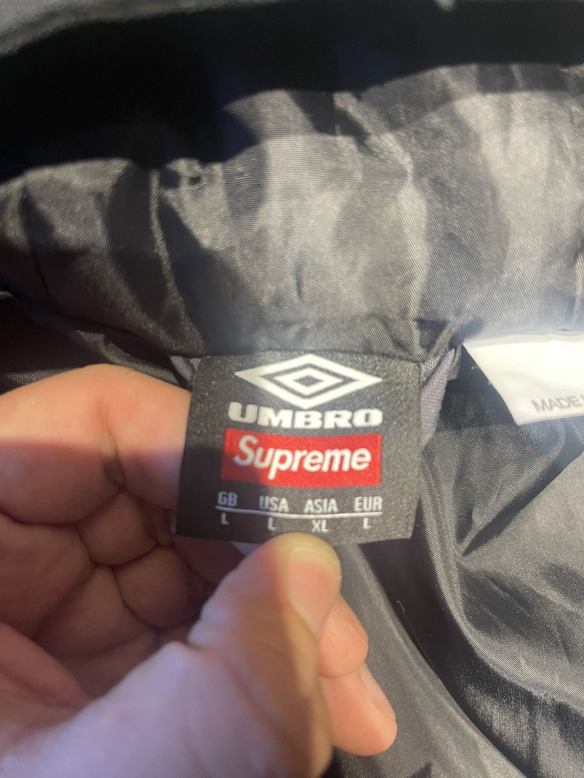Supreme × Umbro Supreme Umbro Hooded Anorak Jacket Size US L / EU 52-54 / 3 - 7 Thumbnail