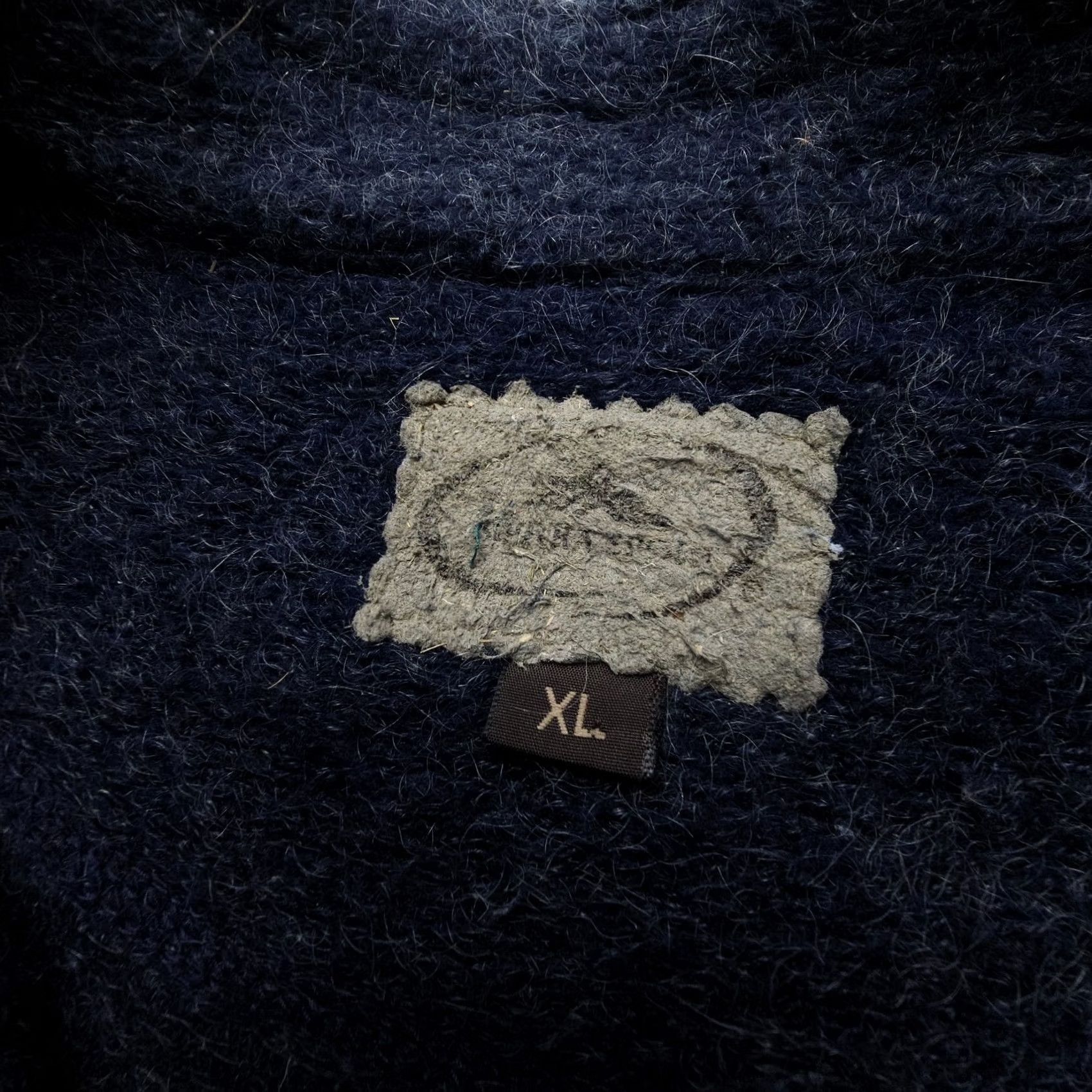 Vintage VINTAGE Sierra Sport Sweater Womens XL Blue Mohair Blend Mock Neck Pullover Knit Classic Casual Men/Women Size XL / US 12-14 / IT 48-50 - 3 Thumbnail