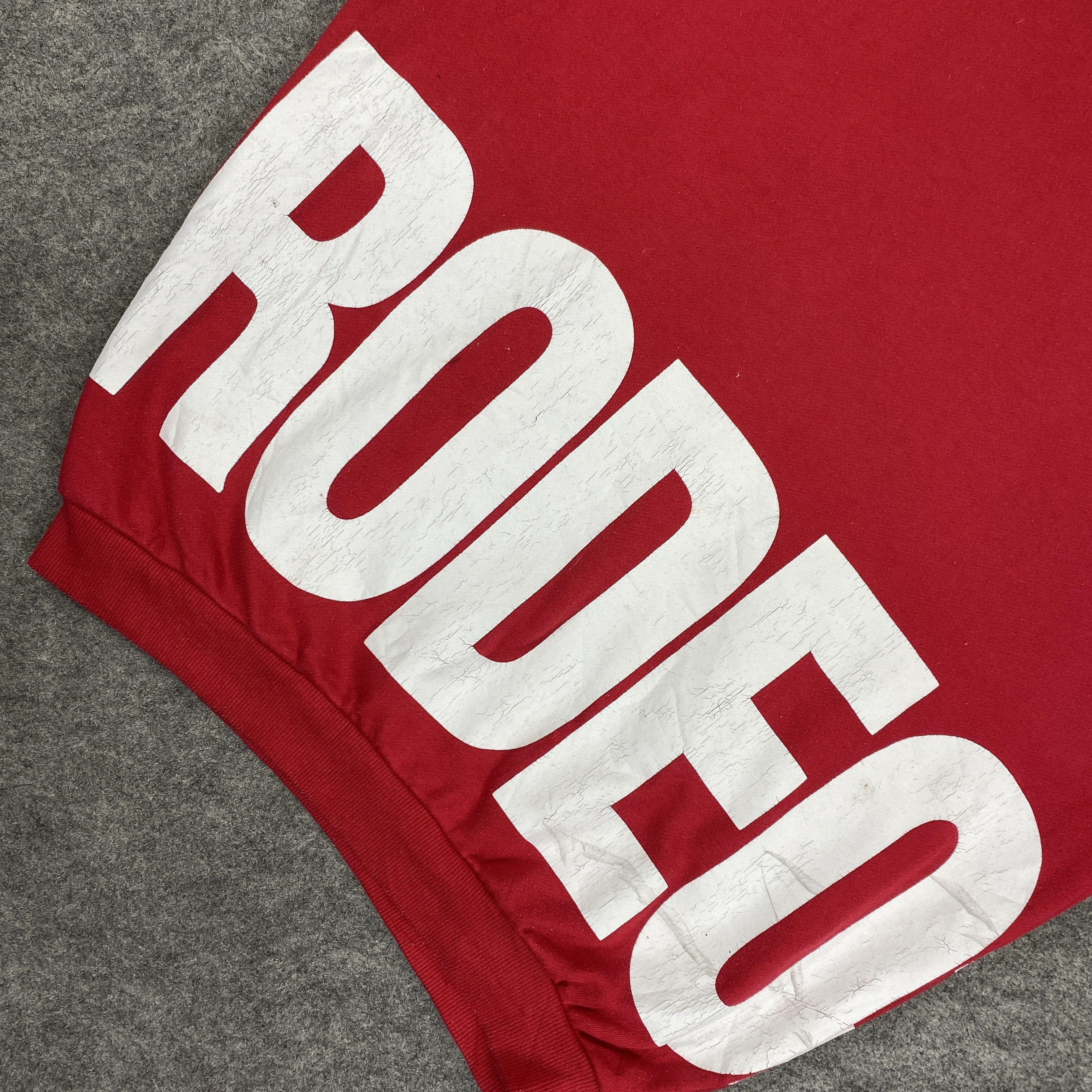 Japanese Brand Vintage Rodeo Crowns Big Spell Out Sweatshirt -SW054 Size US L / EU 52-54 / 3 - 5 Thumbnail