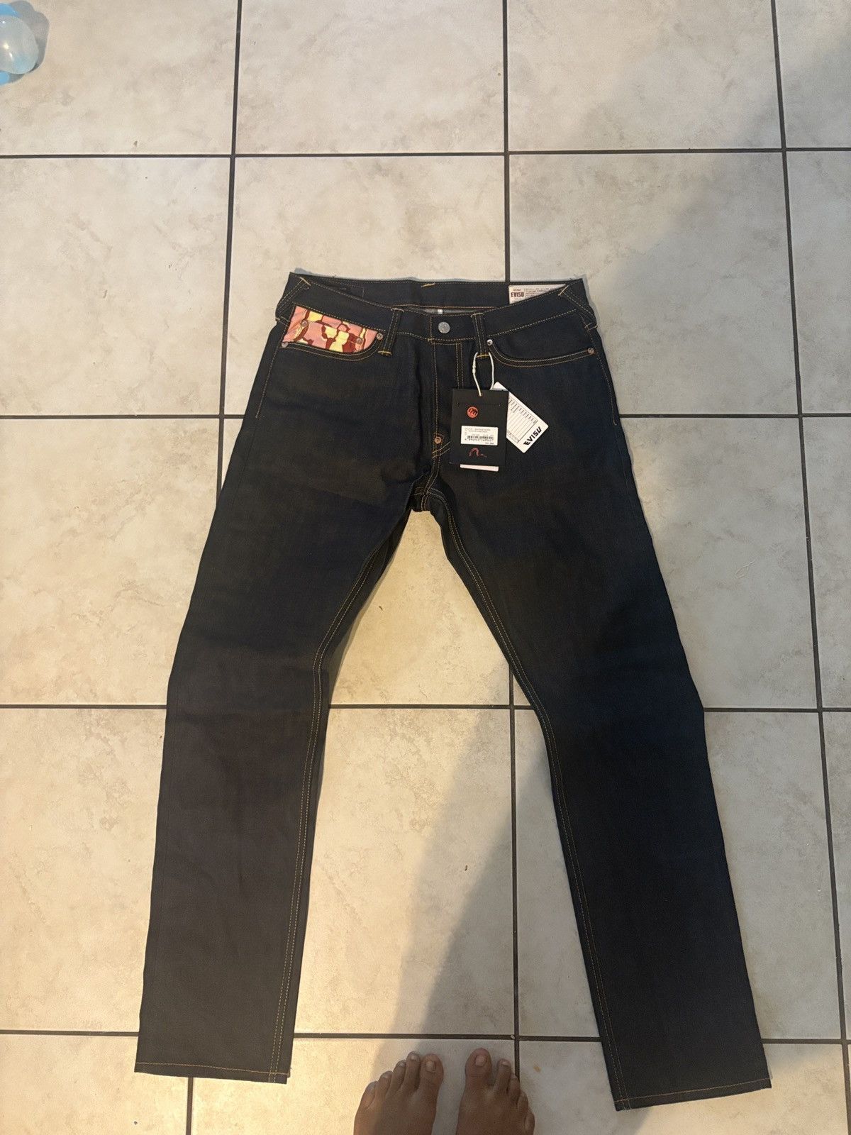Evisu Evisu Ishigaki Camouflage Daicock Slim Fit #2010 no.1 Size US 32 / EU 48 - 2 Thumbnail