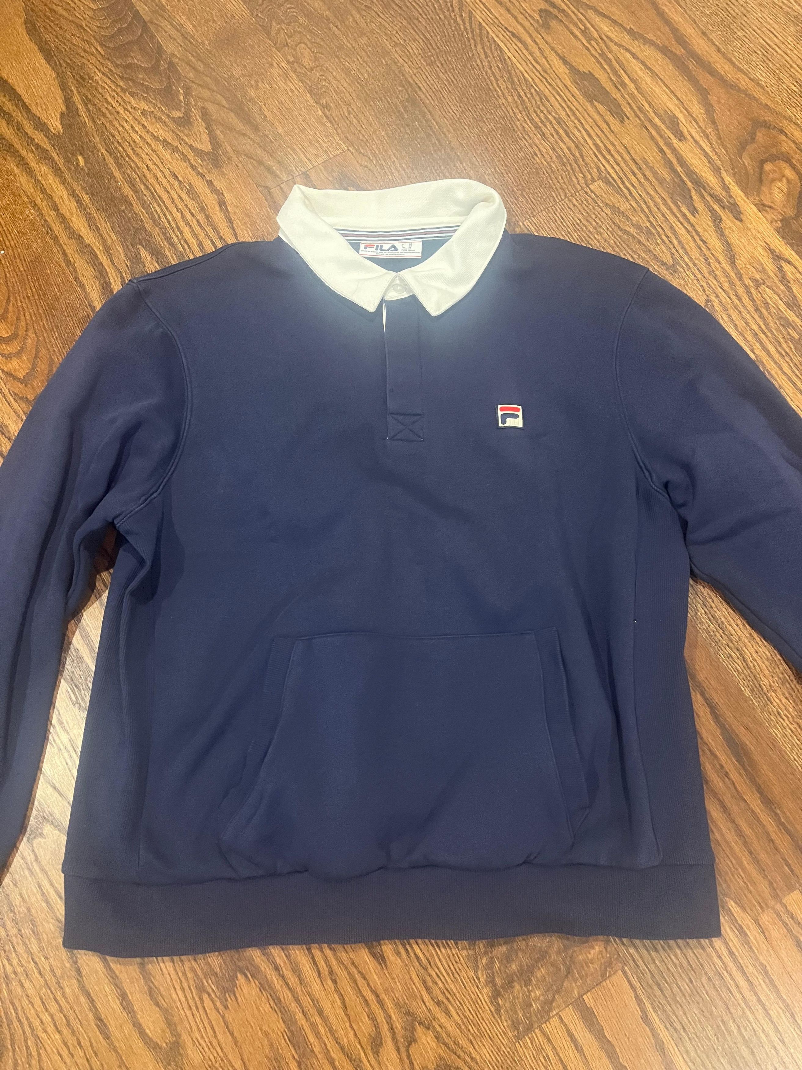 Fila × Vintage FILA EDISON RUGBY SWEATER Size US M / EU 48-50 / 2 - 1 Thumbnail