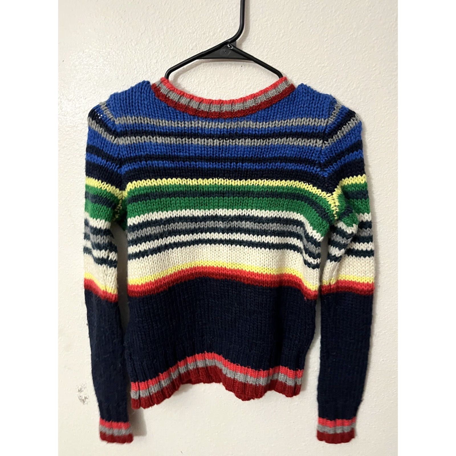 American Eagle Outfitters American Eagle Rainbow Sweater Women’s XS Knit Pullover Long Sleeve Multicolor Casual Size XS / US 0-2 / IT 36-38 - 3 Thumbnail