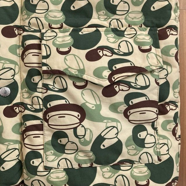 Bape 🔥Reversible🔥 BAPE Puffer Down Jacket Milo Camo a bathing ape Size US S / EU 44-46 / 1 - 8 Thumbnail