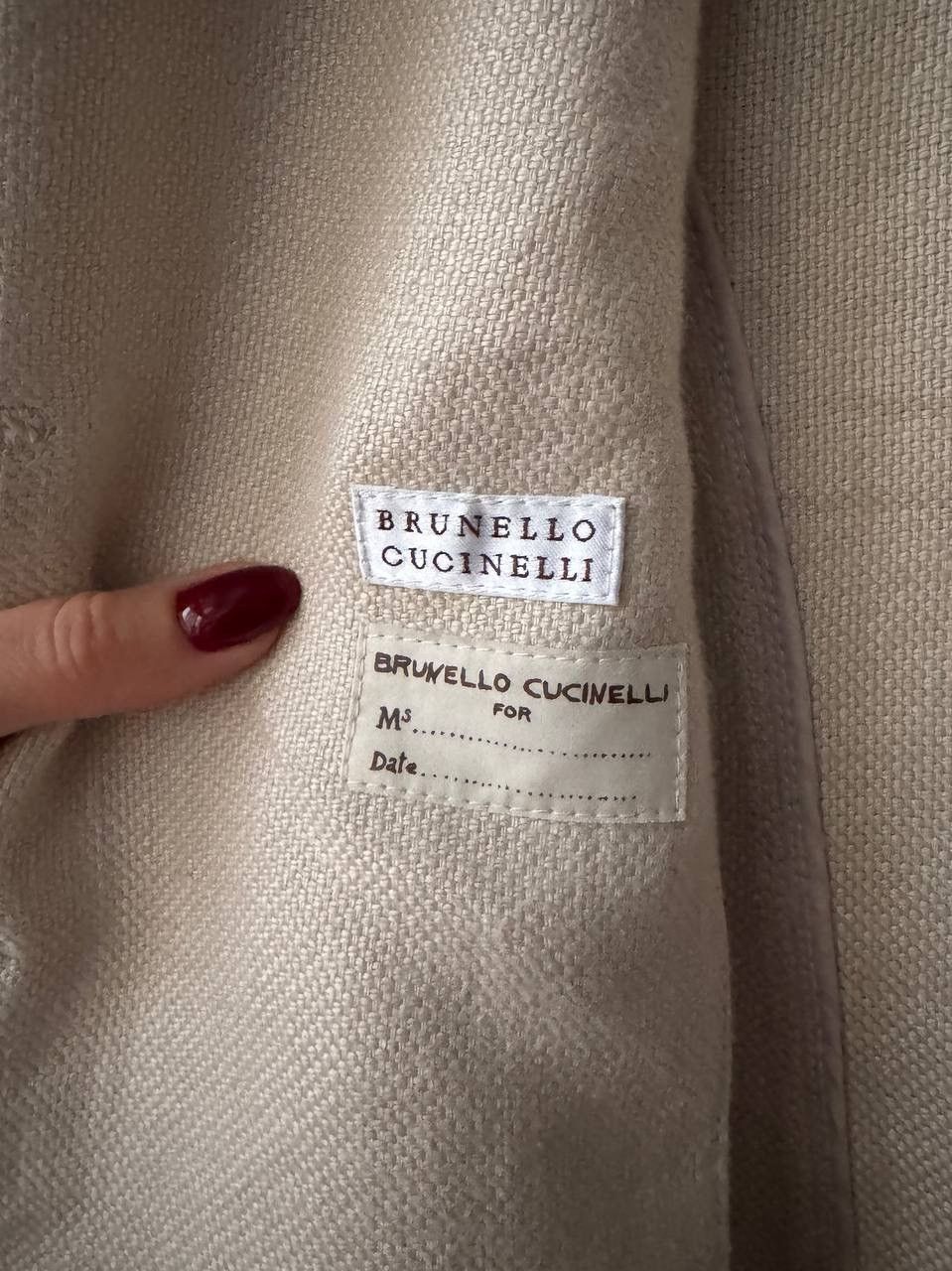 Brunello Cucinelli Brunello Cucinelli Hemp/Linen Coat Size 46 Size L / US 10 / IT 46 - 5 Thumbnail