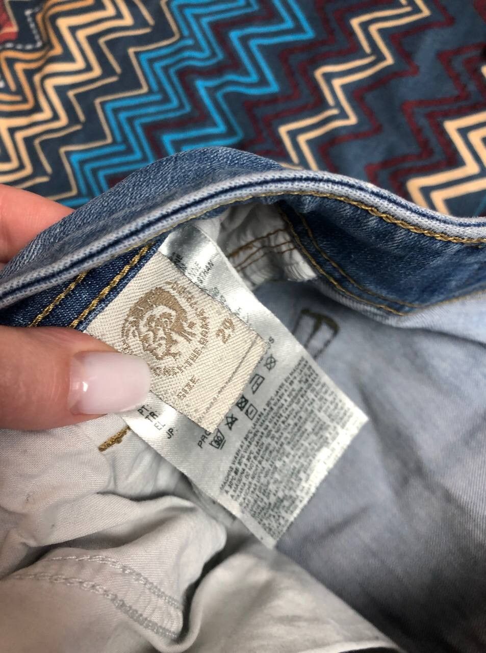 Diesel × Vintage Vintage Y2K Diesel jeans denim faded stretwear style size 29 Size 29" - 3 Thumbnail