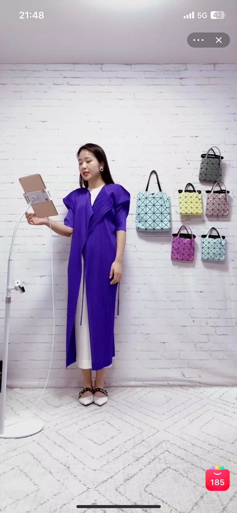 Issey Miyake Issey Miyake size:3 Limited edition blue and purple cape c Size M / US 6-8 / IT 42-44 - 1 Thumbnail