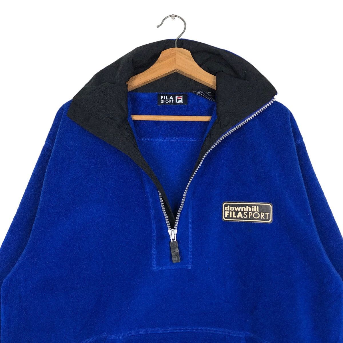 Japanese Brand 🔥Vintage Fleece Jacket Downhill Fila Sport High Collar Size US S / EU 44-46 / 1 - 10 Thumbnail