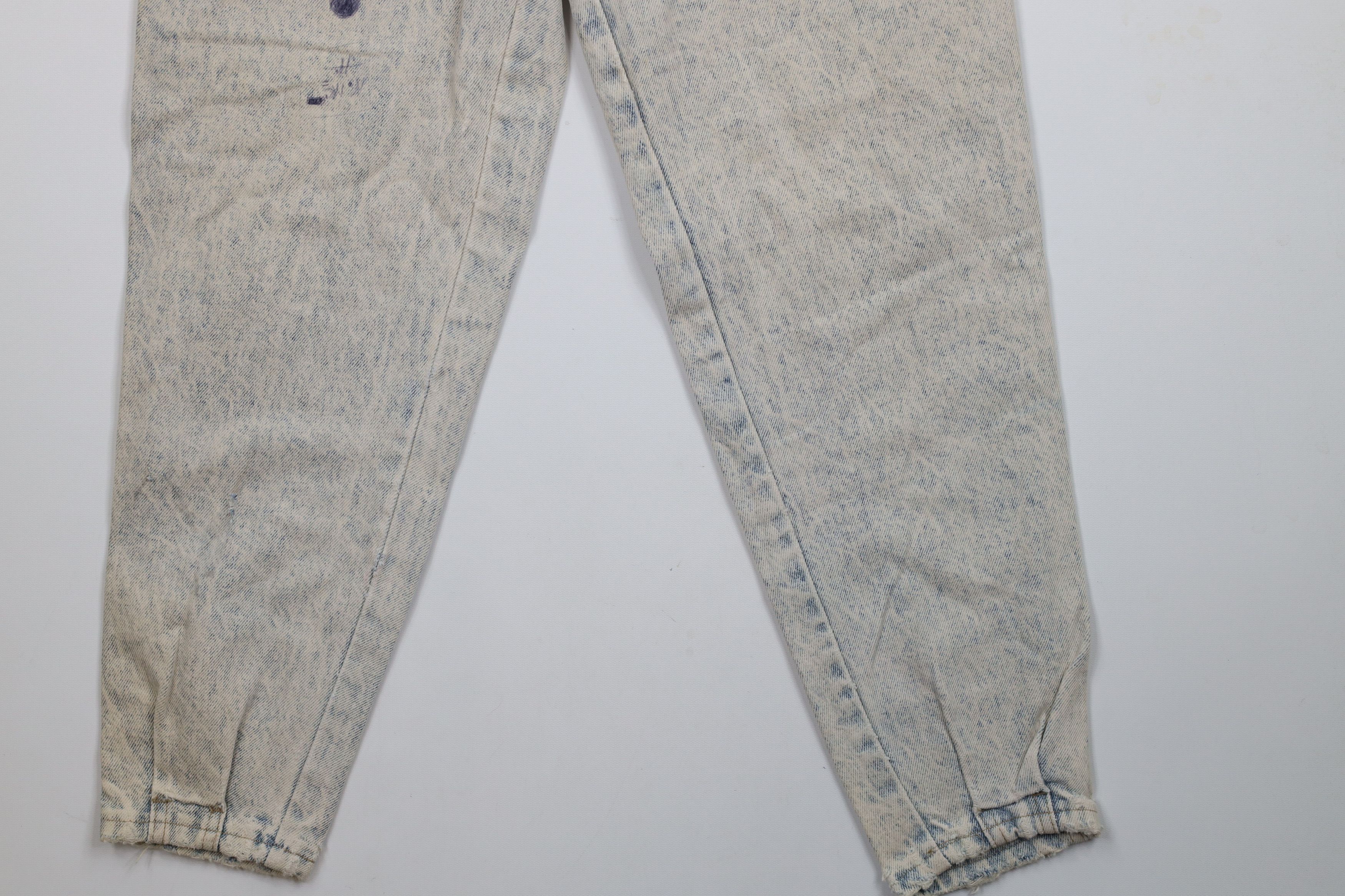 Vintage Vintage 80s 90s Streetwear Acid Wash Tapered Leg Denim Jeans Size 25" / US 0 / IT 36 - 4 Thumbnail