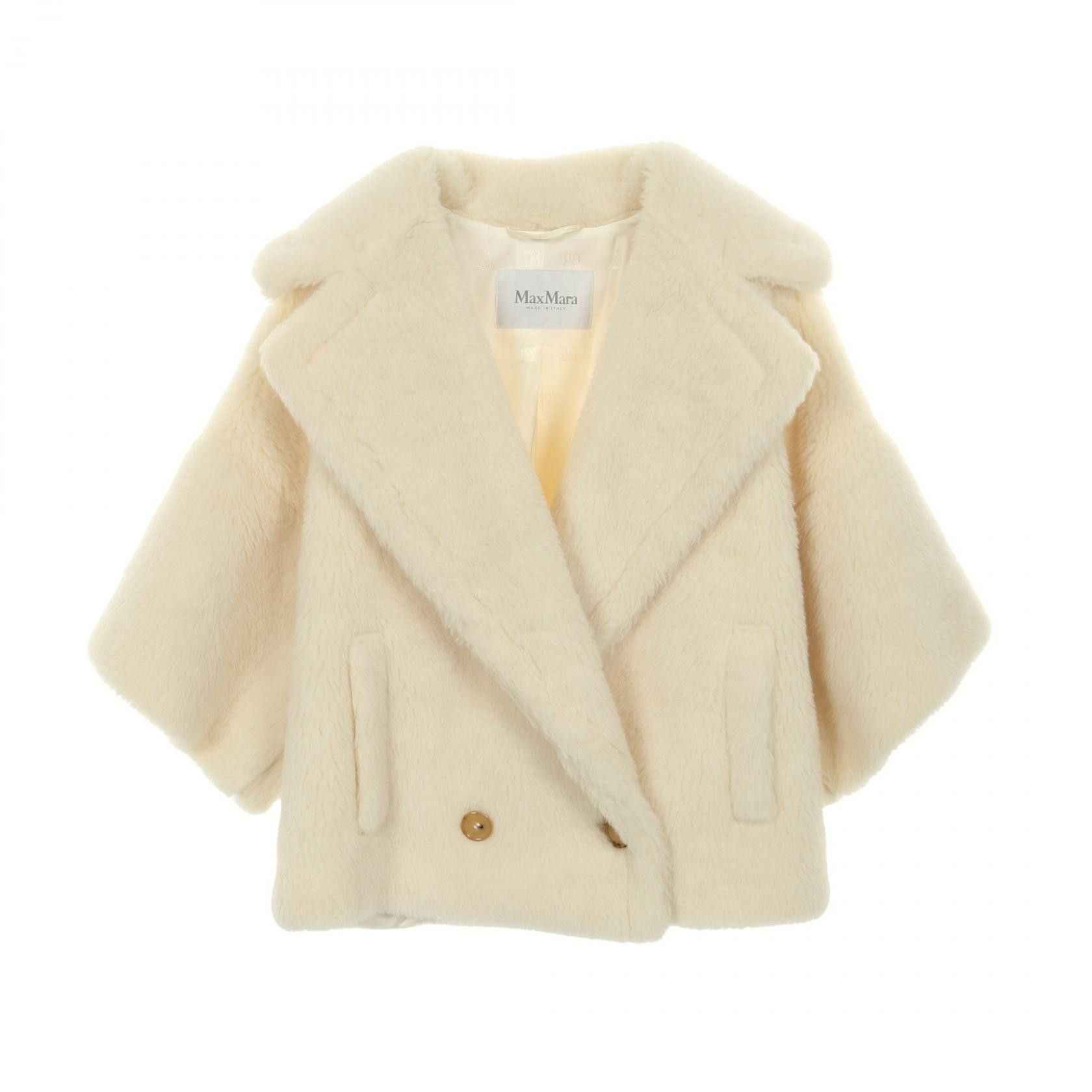 Max Mara Max Mara Max Mara TEDDY Teddy Bear Icon Wool Silk Alpaca Coat Textile Outerwear DUTY FREE for USA Size ONE SIZE - 1 Thumbnail