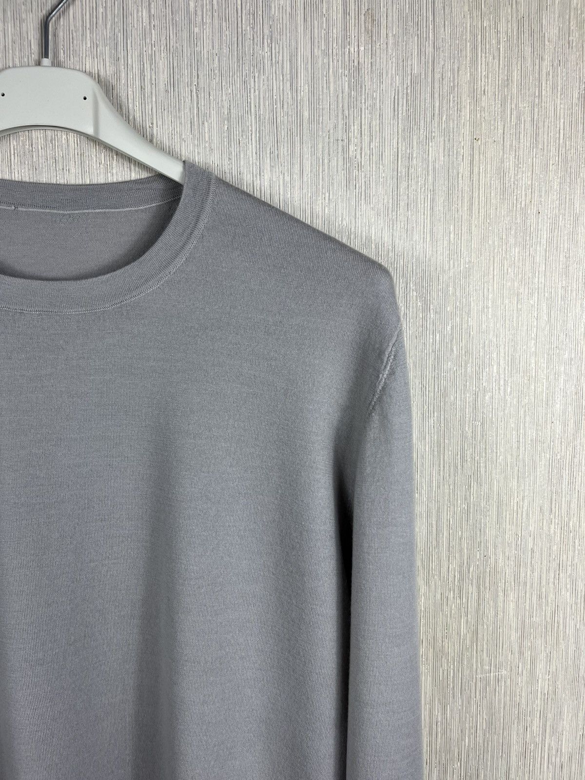 Ermenegildo Zegna Ermenegildo Zegna wool thin sweater avant garde old money Size US L / EU 52-54 / 3 - 3 Thumbnail