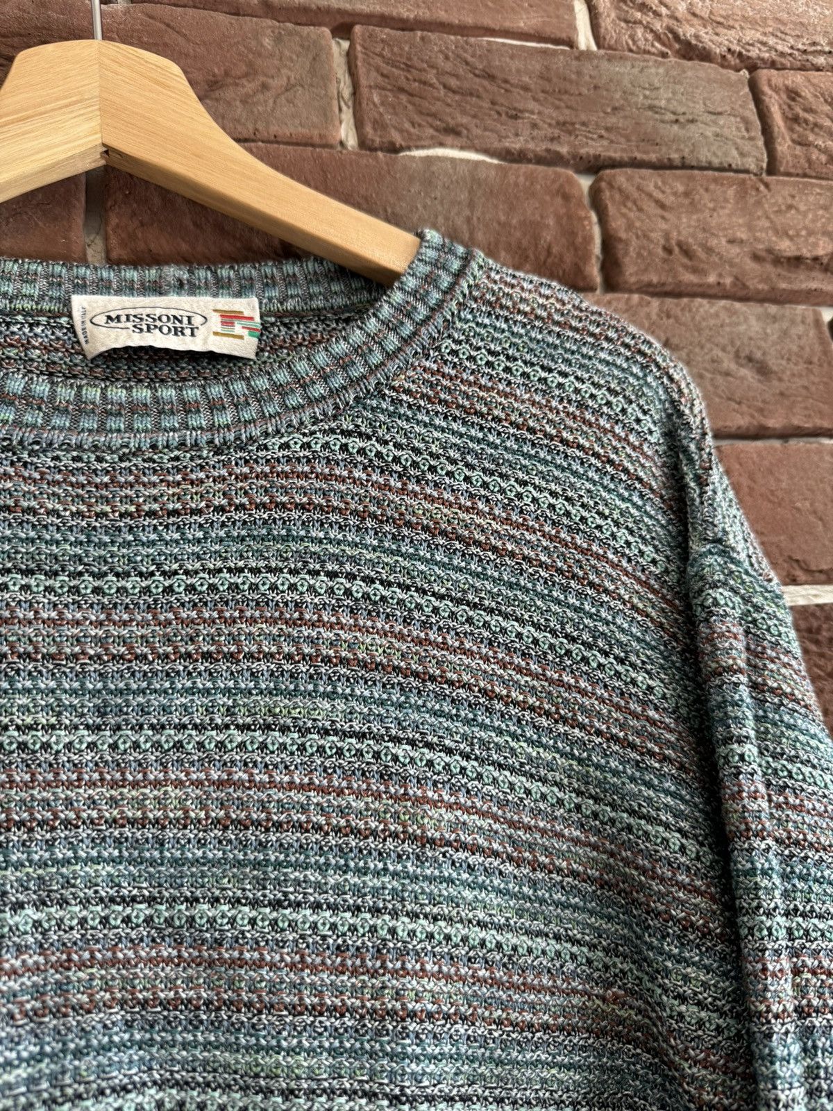 Missoni Missoni Rare Sweater Knitted Viscose Multicolor Hi Quality Size US L / EU 52-54 / 3 - 3 Thumbnail