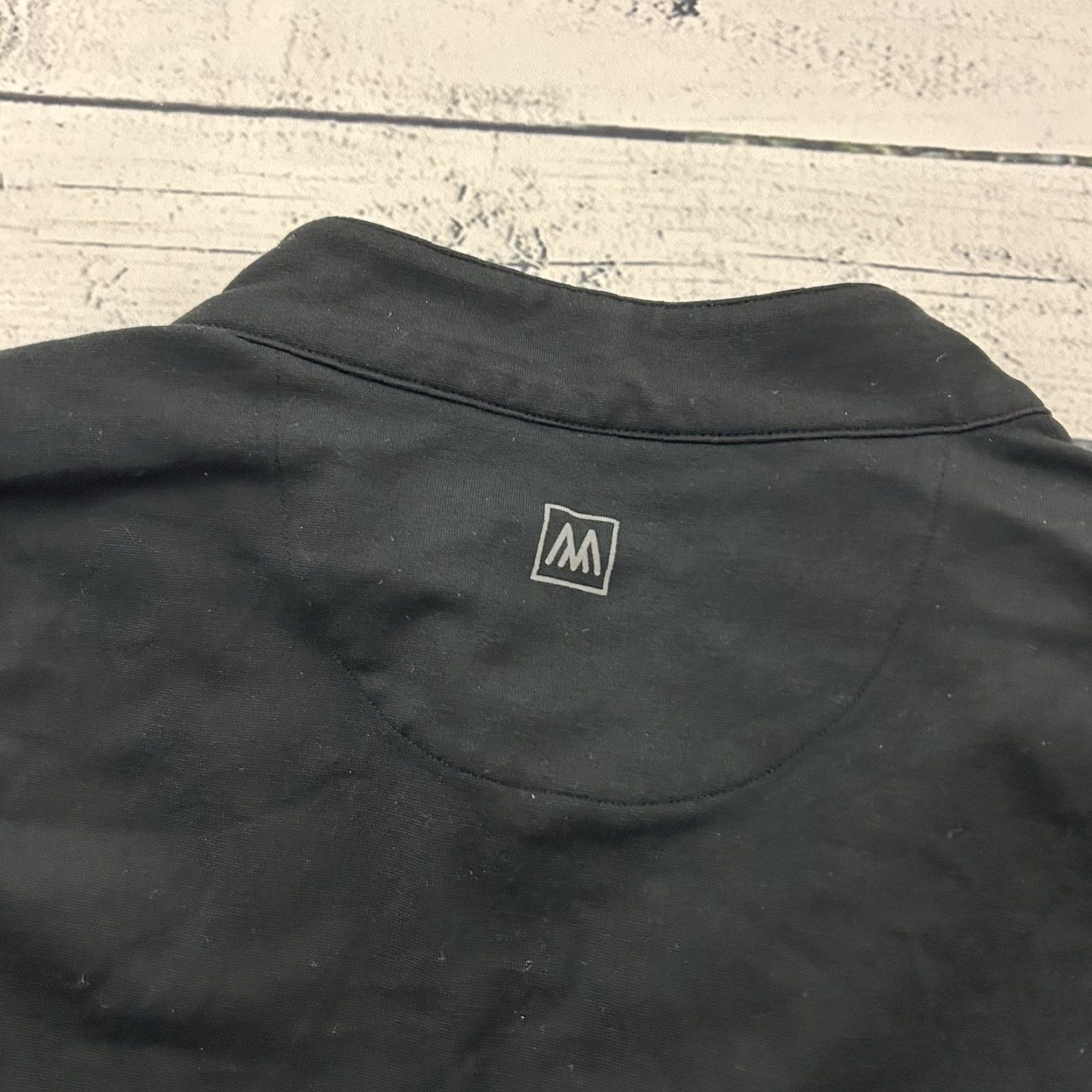 Mizzen+Main Mizzen + Main 1/4 Zip Pullover Jacket Men XL Black Size US XL / EU 56 / 4 - 5 Thumbnail