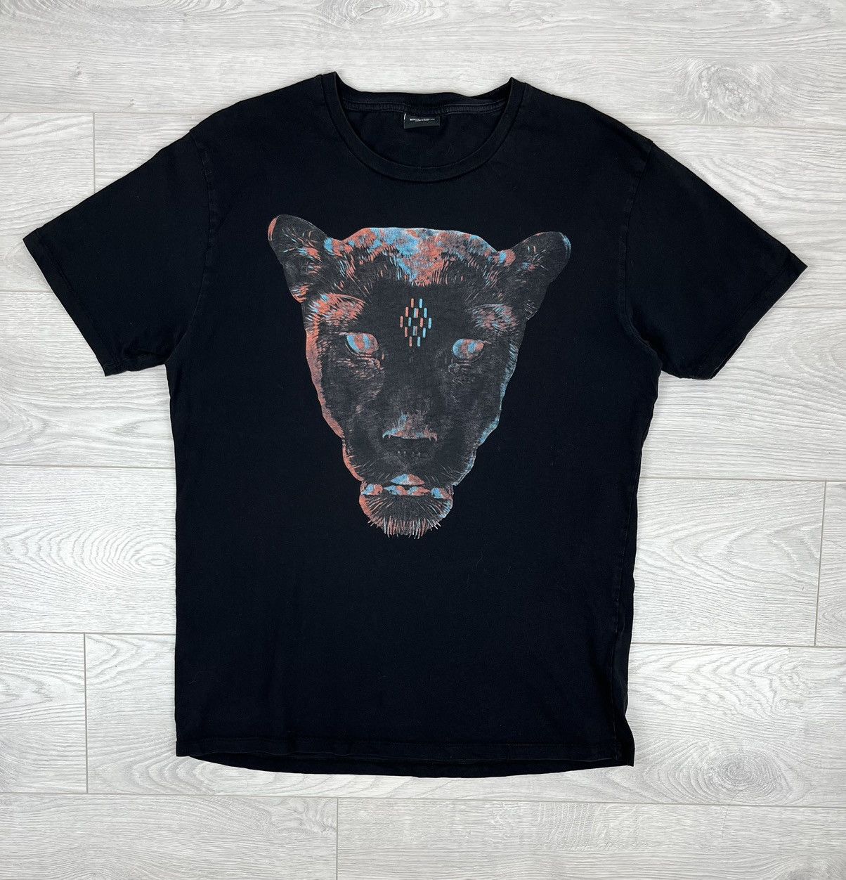 Marcelo Burlon Marcelo Burlon Black Panther Print Cotton T Shirt XL Grailed