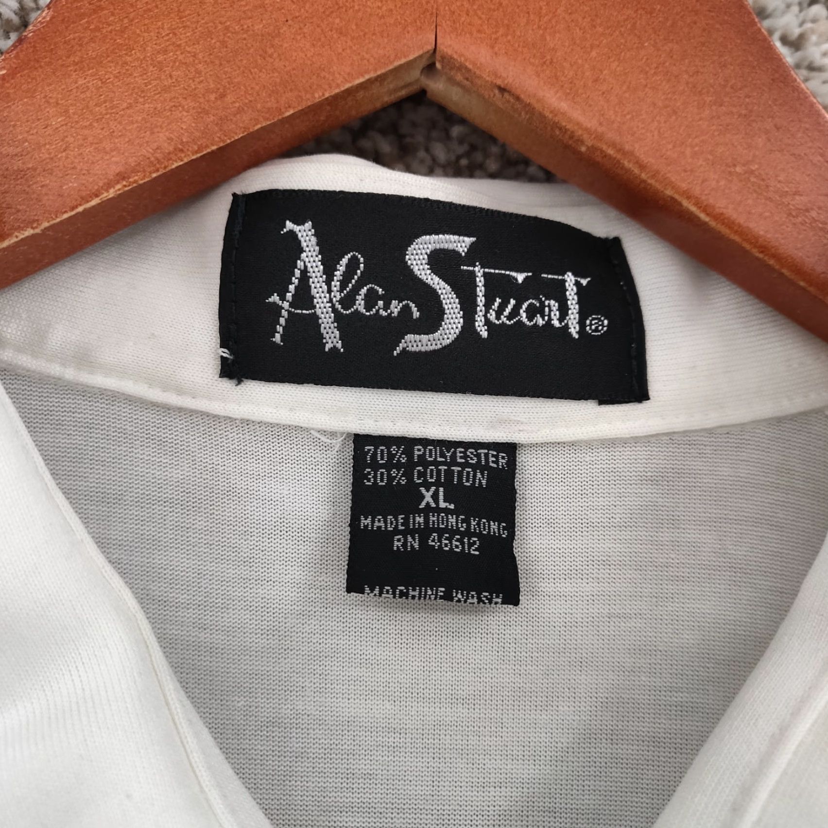 Vintage VINTAGE Alan Stuart Pullover Shirt Mens XL Textured Pocket Short Sleeve USA 80s Size US XL / EU 56 / 4 - 6 Thumbnail