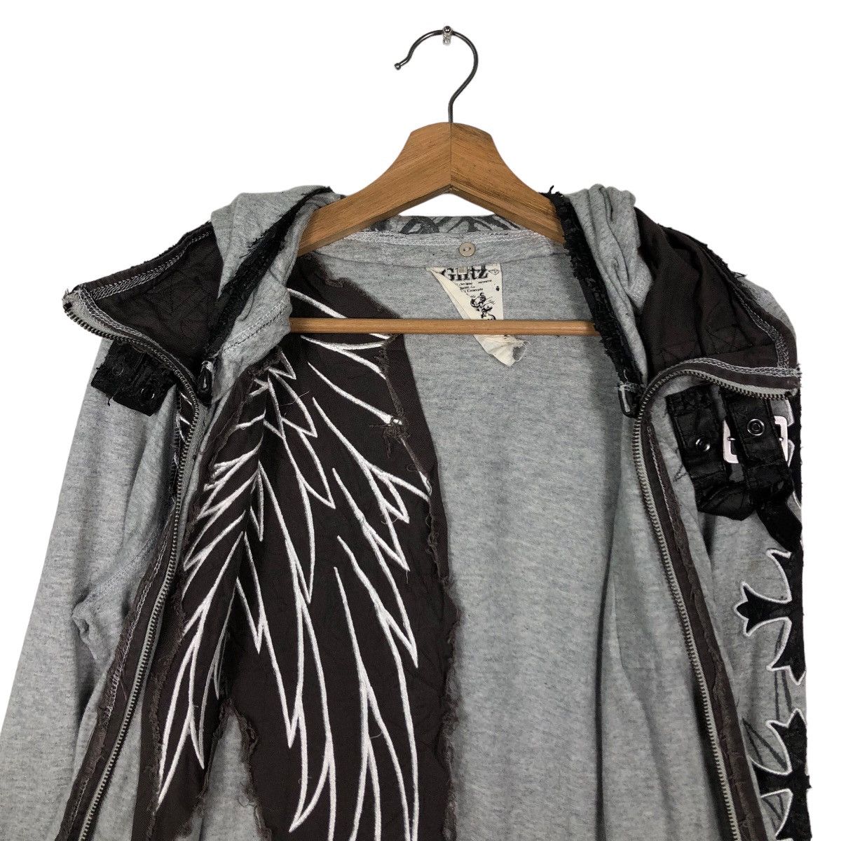 Hysteric Glamour 🔥Rare Hoodie Jacket Bondage Punk Design Over Print Ghtz Size US S / EU 44-46 / 1 - 12 Thumbnail
